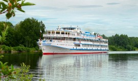 Москва (СРВ) - Углич - Горицы - Мандроги - о. Рантасари - мыс Импиниеми - о. Келло - залив Халинселькя - о. Пеллотсари - о. Мякисало - о. Лаппи - о. Карпансаари - Сортавала - о.Тулолансаари - о. Хонкасало - о.Орьятсаари - о. Воспоминаний - Валаам - Санкт-Петербург (Соляной причал)